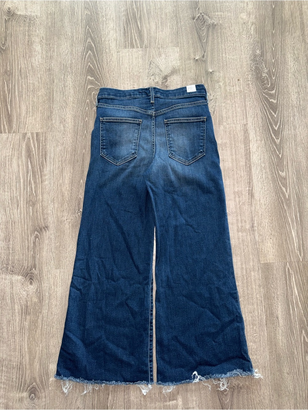 Frank & Eileen Dark Blue Galway High-Rise Wide Leg Jeans - Picture 3 of 7